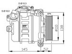 FC2263 Compressor, air conditioning 64509174803 6956715 BMW 2003-